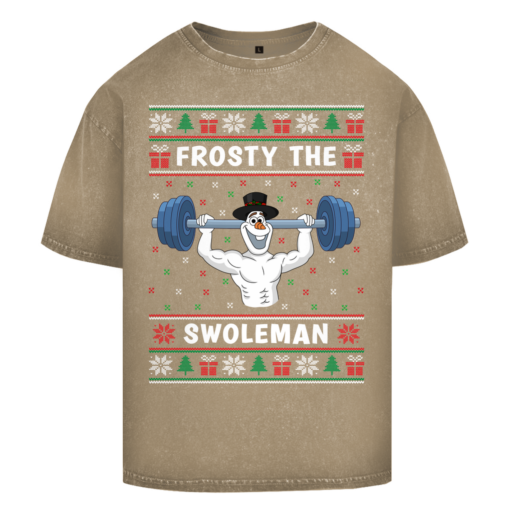 Oversize Washed T-Shirt Frosty The Swoleman