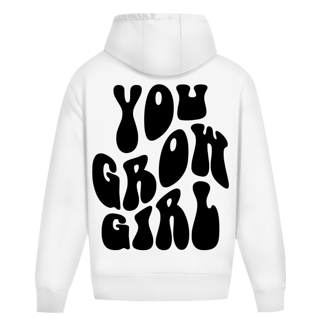 Oversize Hoodie Ohne Kordel You Grow Girl