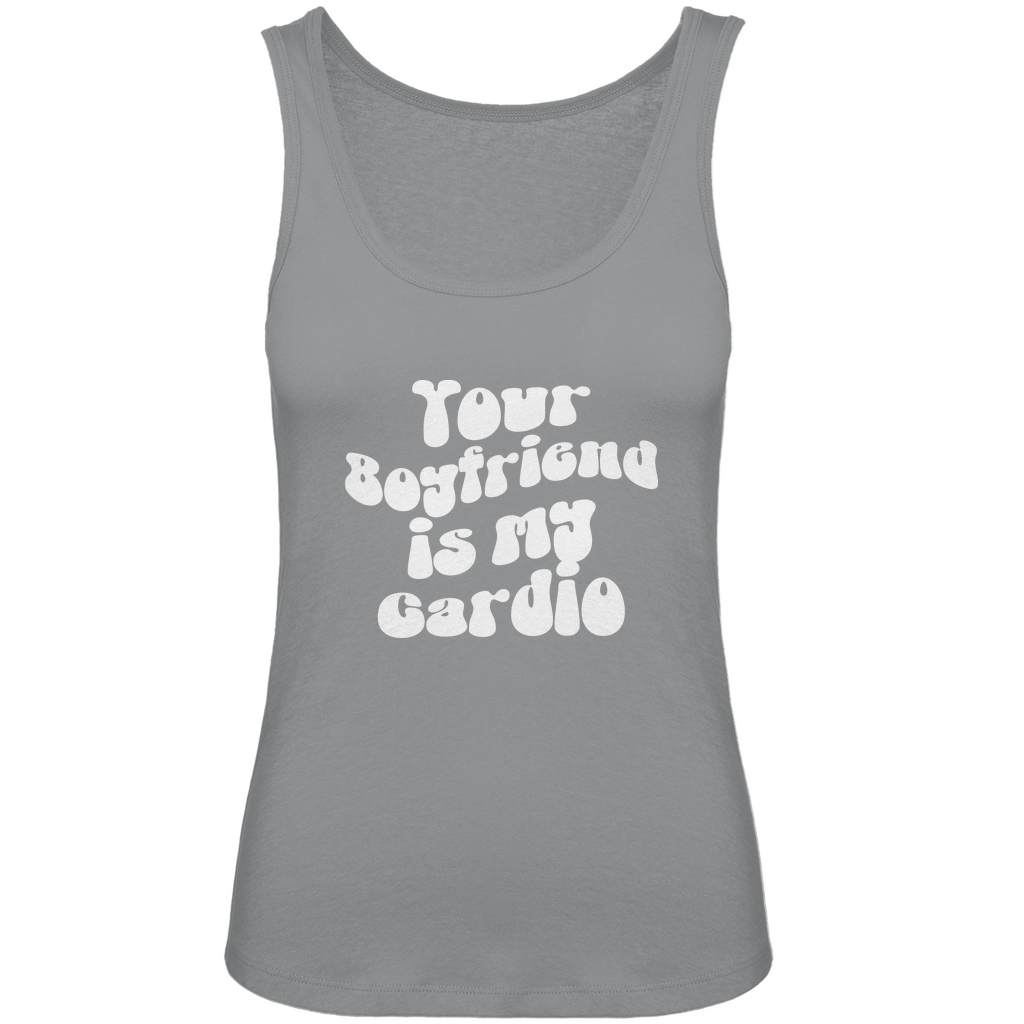 Damen Premium Organic Tank Top Your Boyfriend ist my Cardio-Swolemates