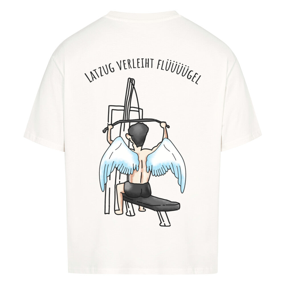 Latzug Verleiht Flügel Premium Oversize Pump Cover Shirt-T-Shirt-Swolemates