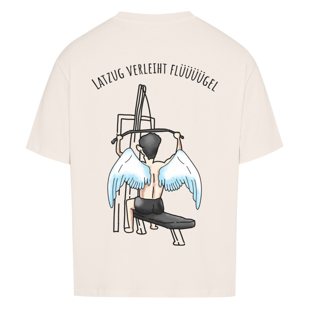Latzug Verleiht Flügel Premium Oversize Pump Cover Shirt-T-Shirt-Swolemates