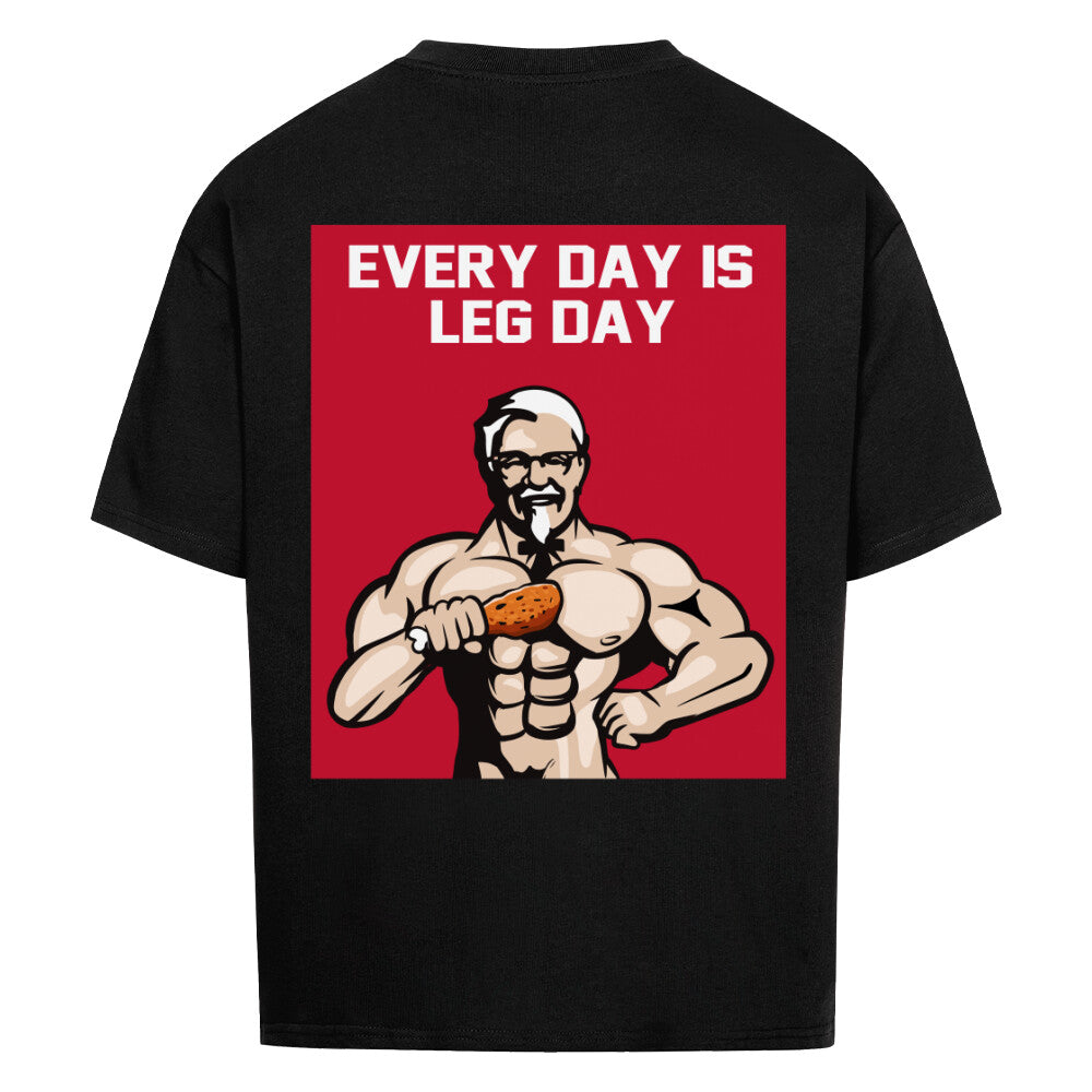 Every Day is Leg Day Premium Oversize Pump Cover Shirt-T-Shirt-Swolemates