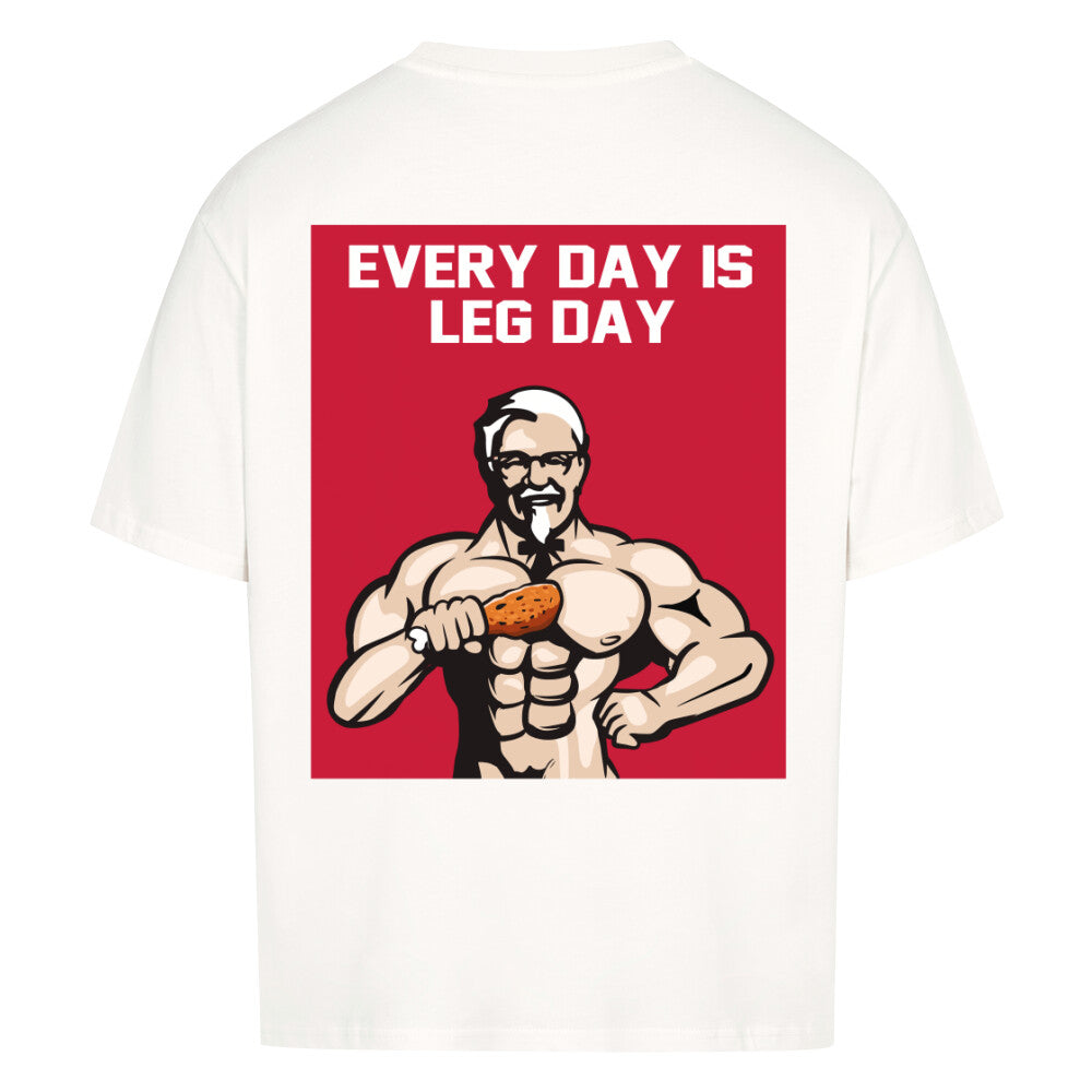 Every Day is Leg Day Premium Oversize Pump Cover Shirt-T-Shirt-Swolemates