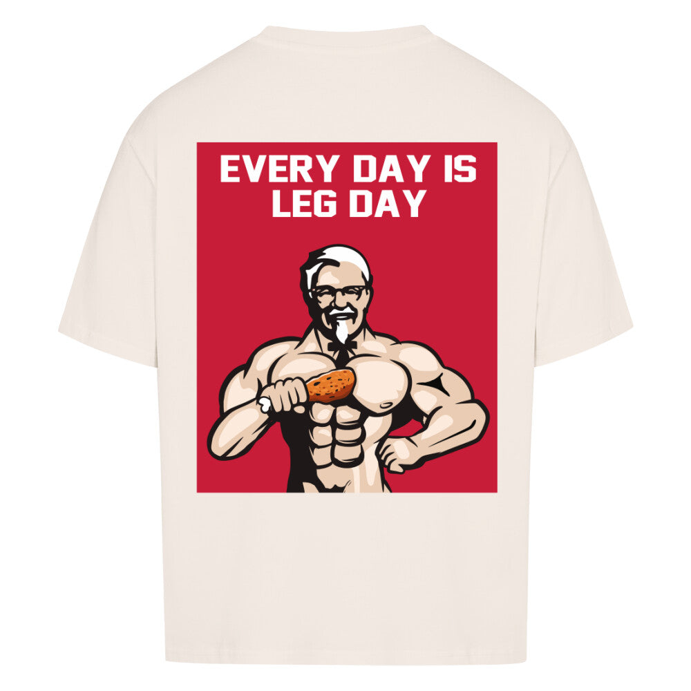 Every Day is Leg Day Premium Oversize Pump Cover Shirt-T-Shirt-Swolemates