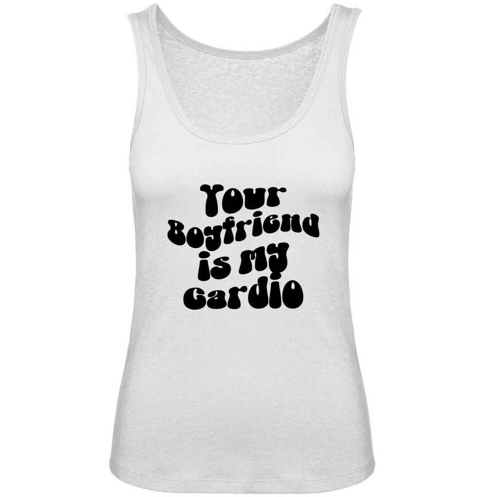 Damen Premium Organic Tank Top Your Boyfriend ist my Cardio-Swolemates