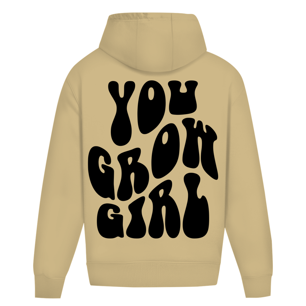 Oversize Hoodie Ohne Kordel You Grow Girl