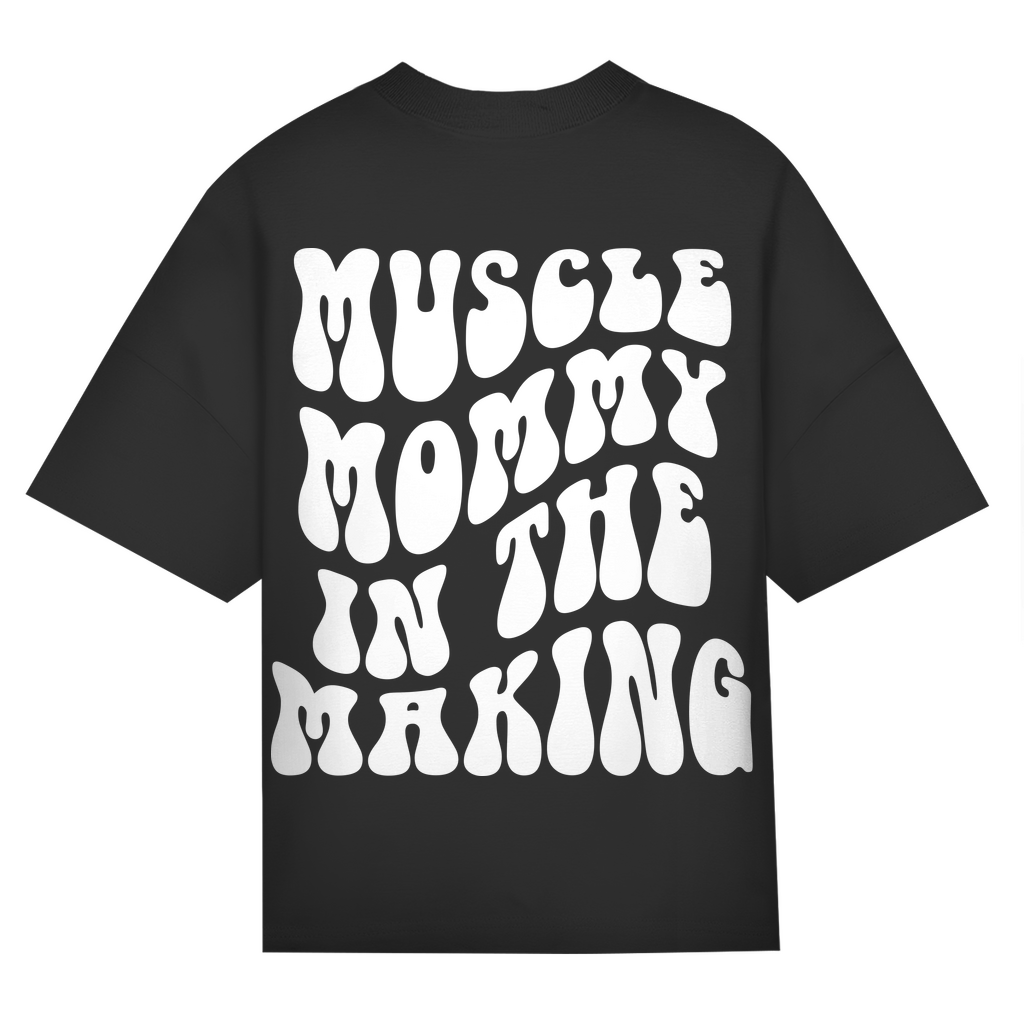 Muscle Mommy In The Making Oversize Pump Cover Shirt