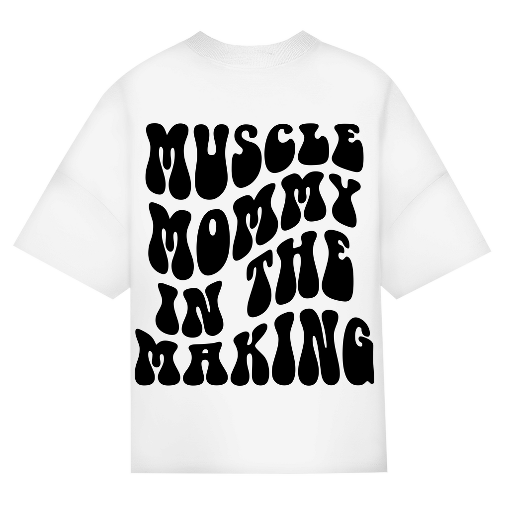 Muscle Mommy In The Making Oversize Pump Cover Shirt
