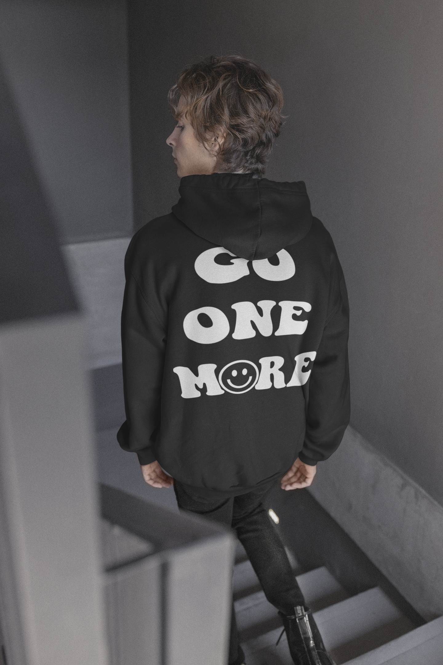 Go One More Regular Fit Hoodie-Hoodie-Swolemates