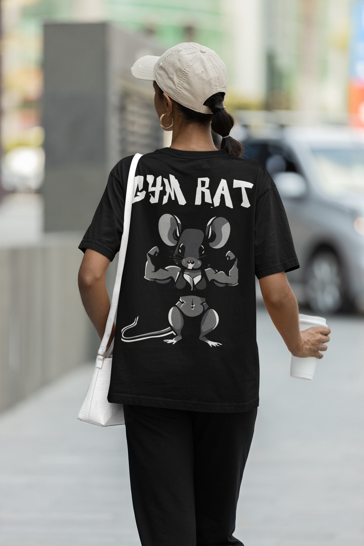 Gym Rat Vis 2 Oversize Pump Cover-T-Shirt-Swolemates