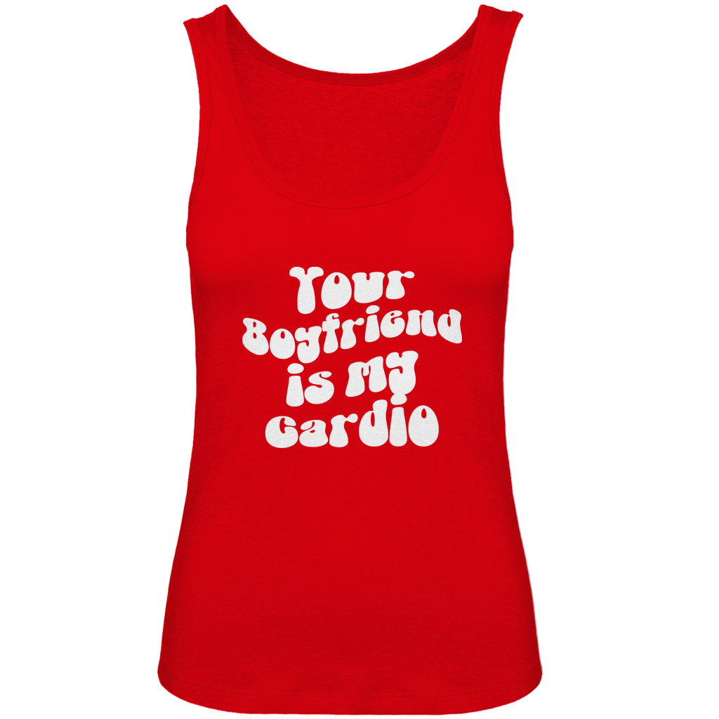 Damen Premium Organic Tank Top Your Boyfriend ist my Cardio-Swolemates