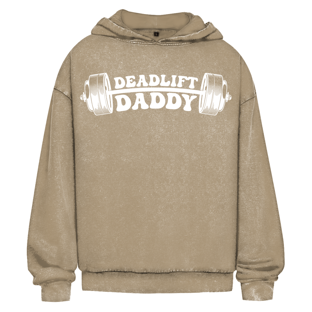 Oversize Washed Hoodie Deadlift Daddy
