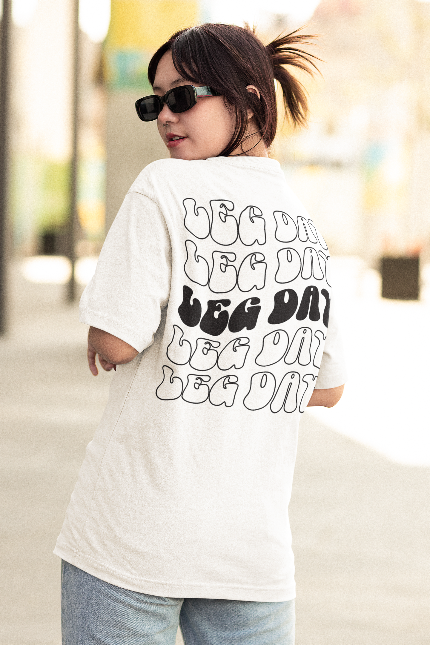 Leg Day Premium Oversize Pump Cover-T-Shirt-Swolemates