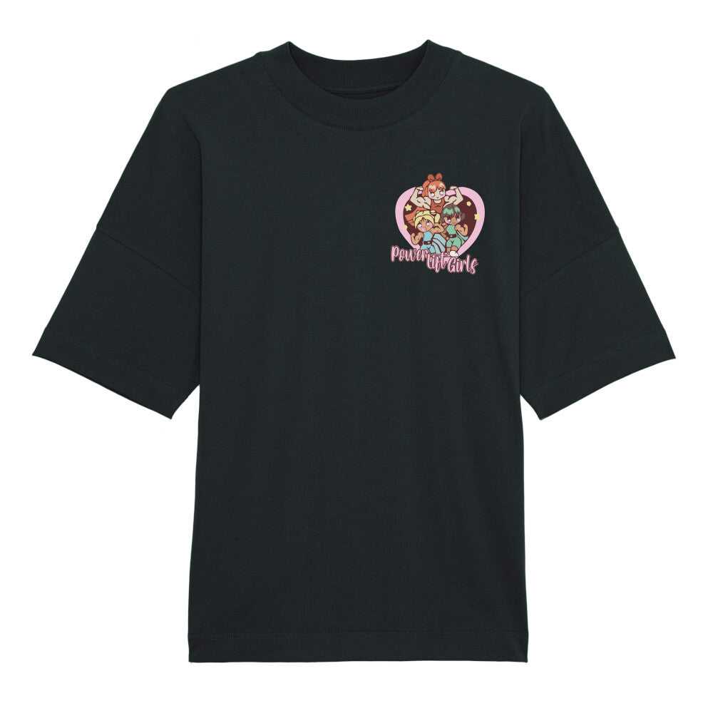 Power Lift Girls Chestprint Oversize Pump Cover Shirt-T-Shirt-Swolemates
