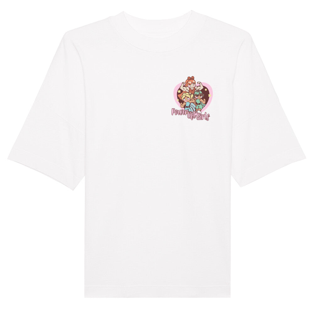 Power Lift Girls Chestprint Oversize Pump Cover Shirt-T-Shirt-Swolemates