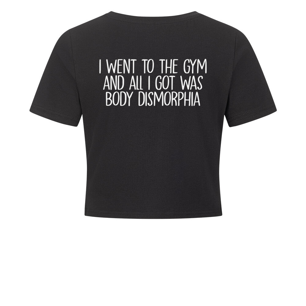 Body Dismorphia Crop Top-T-Shirt-Swolemates