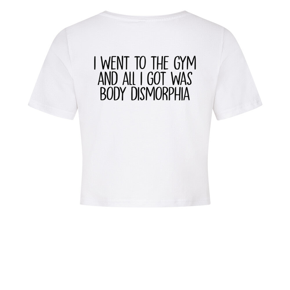 Body Dismorphia Crop Top-T-Shirt-Swolemates