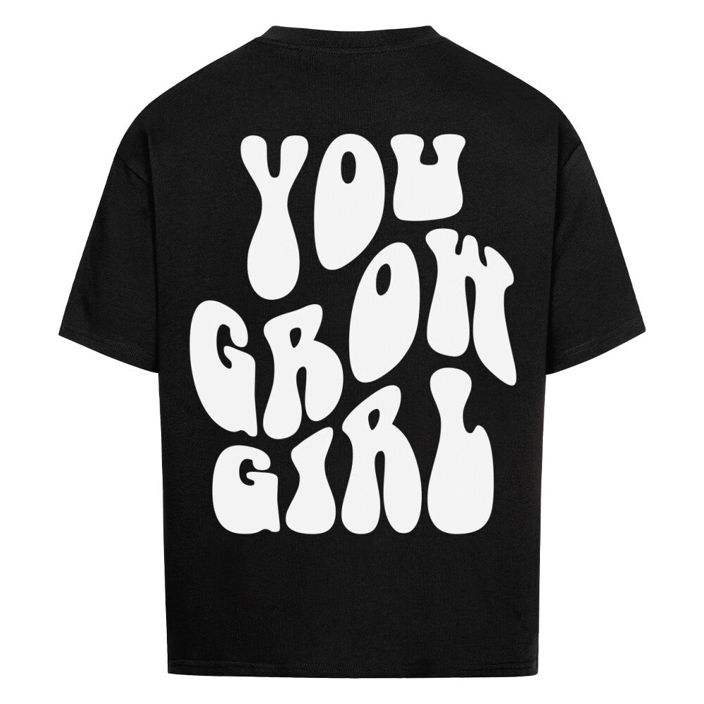 You Grow Girl Premium Oversize Pump Cover-T-Shirt-Swolemates