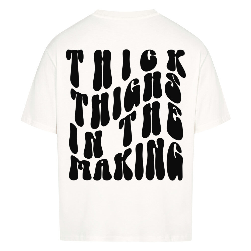 Thick Thighs in the Making Premium Oversize Pump Cover-T-Shirt-Swolemates