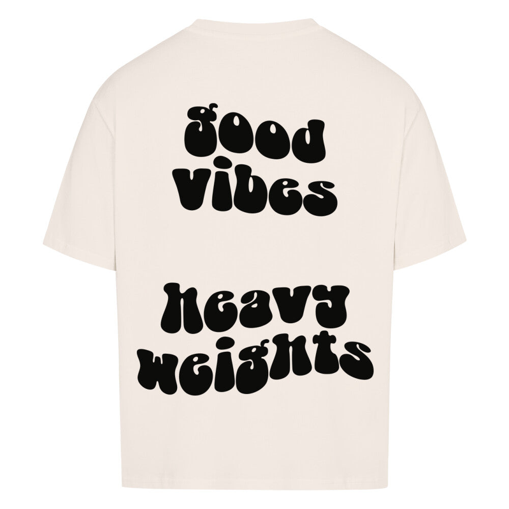 Good Vibes Premium Oversize Pump Cover-T-Shirt-Swolemates