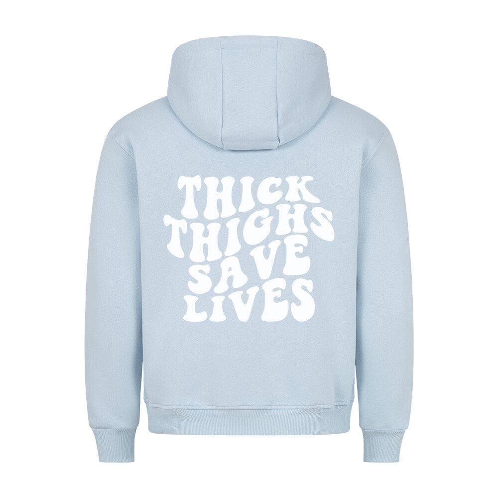 Thick Thighs Save Lives Regular Fit Hoodie-Hoodie-Swolemates