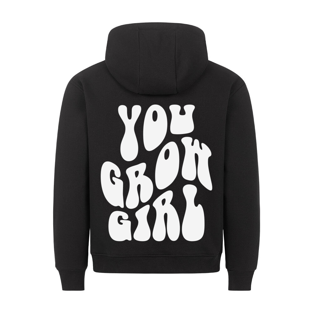 You Grow Girl Regular Fit Hoodie-Hoodie-Swolemates