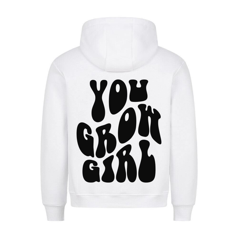 You Grow Girl Regular Fit Hoodie-Hoodie-Swolemates