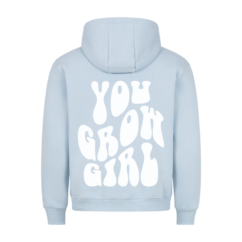 You Grow Girl Regular Fit Hoodie-Hoodie-Swolemates