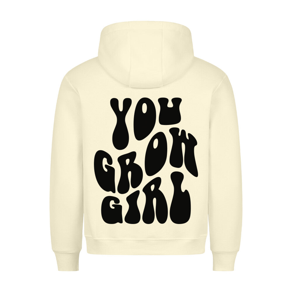 You Grow Girl Regular Fit Hoodie-Hoodie-Swolemates