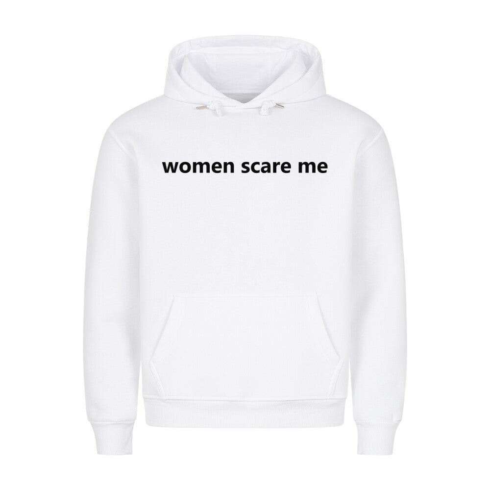 Women Scare Me Regular Fit Hoodie-Hoodie-Swolemates