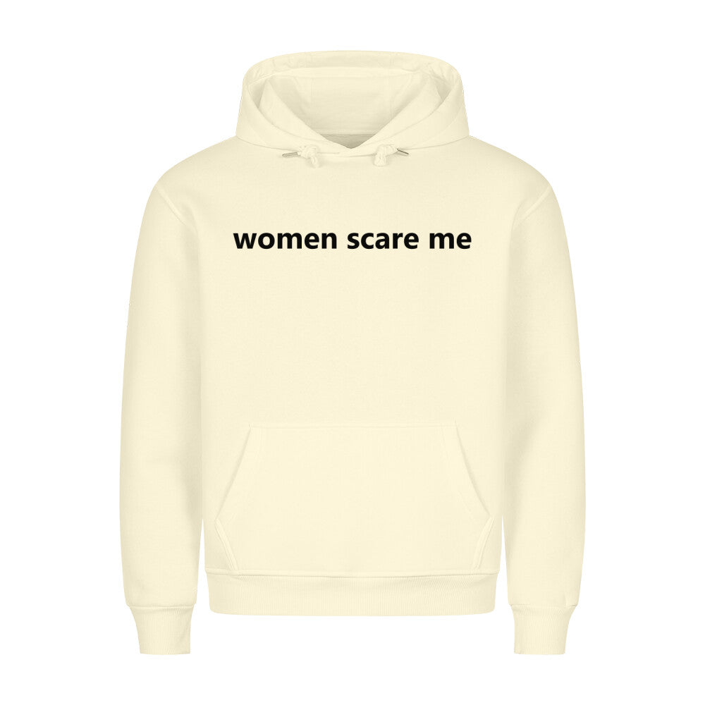 Women Scare Me Regular Fit Hoodie-Hoodie-Swolemates
