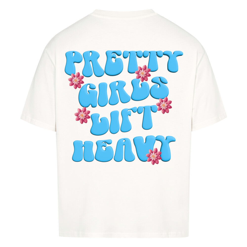 Pretty Girls Lift Heavy Premium Oversize Pump Cover-T-Shirt-Swolemates