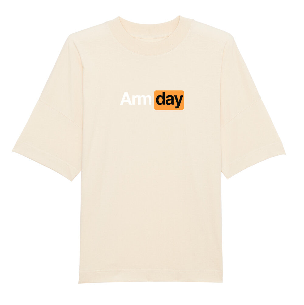 Arm Day Oversize Pump Cover-T-Shirt-Swolemates
