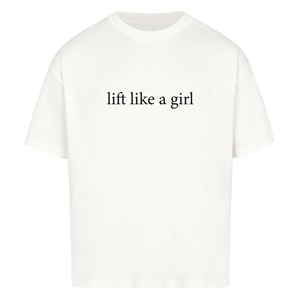 lift like a girl Premium Oversize Pump Cover-T-Shirt-Swolemates