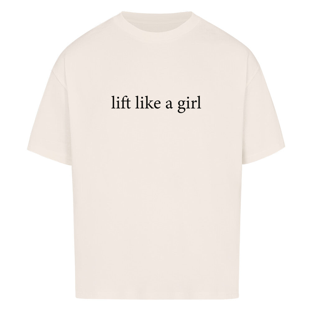 lift like a girl Premium Oversize Pump Cover-T-Shirt-Swolemates