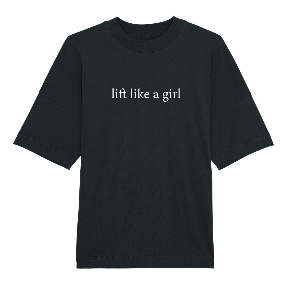 lift like a girl Oversize Pump Cover-T-Shirt-Swolemates