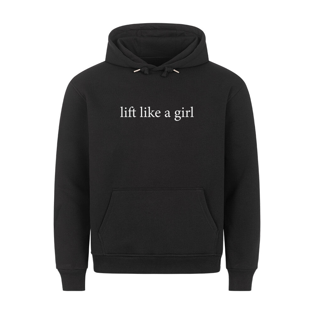 lift like a girl Regular Fit Hoodie-Hoodie-Swolemates