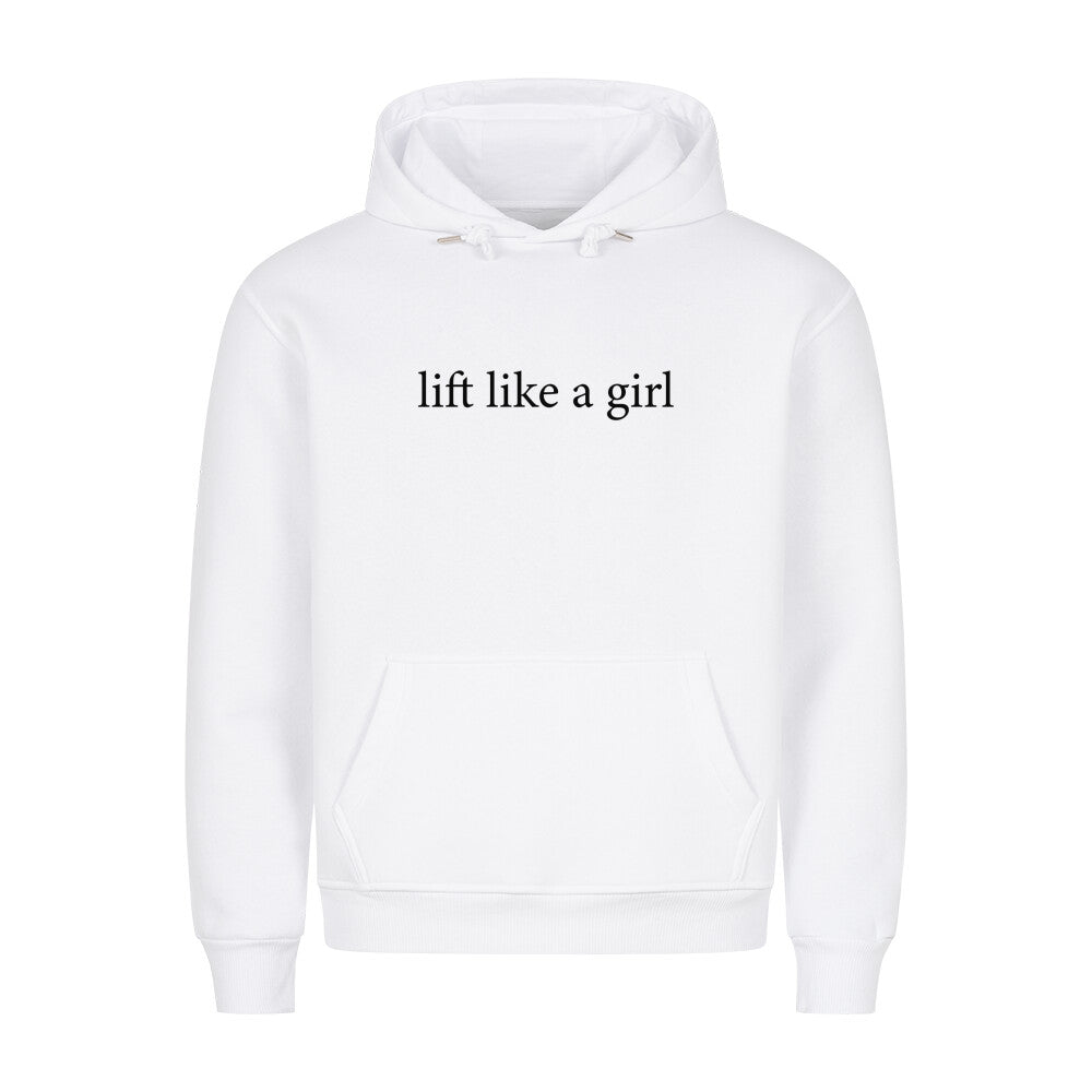 lift like a girl Regular Fit Hoodie-Hoodie-Swolemates
