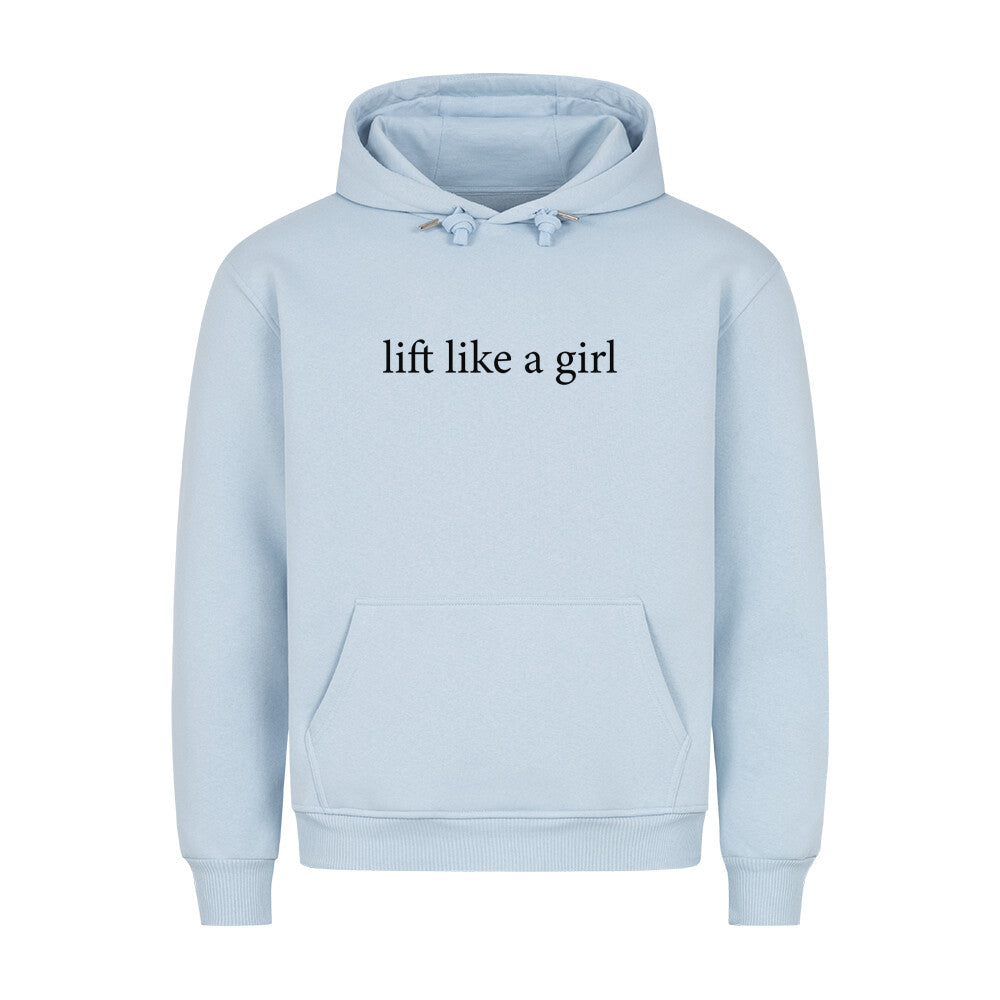 lift like a girl Regular Fit Hoodie-Hoodie-Swolemates
