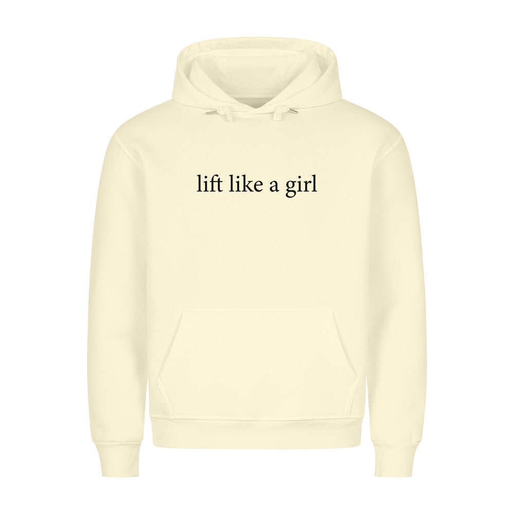 lift like a girl Regular Fit Hoodie-Hoodie-Swolemates
