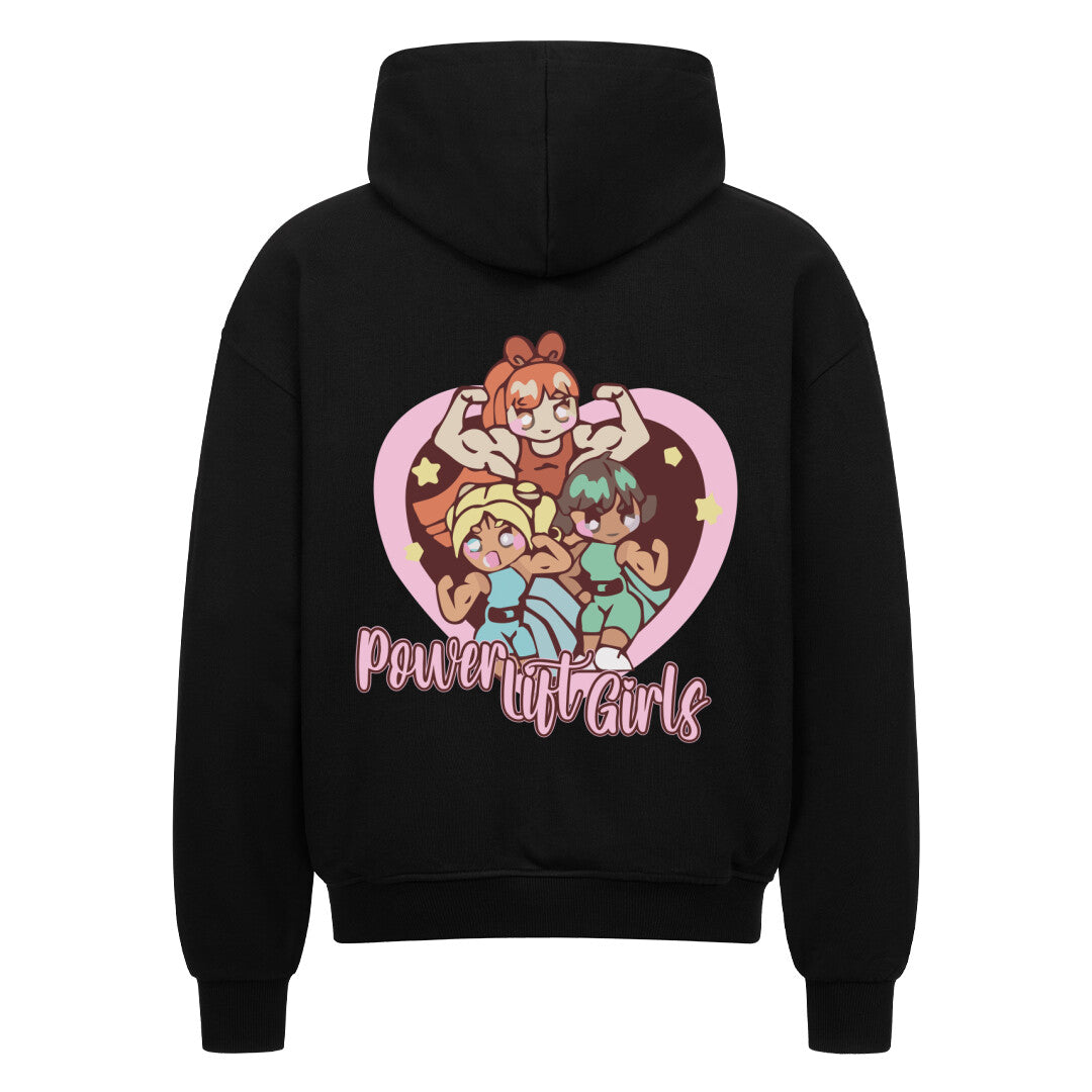 Power Lift Girls Oversize Pump Cover Zip-Hoodie-Hoodie-Swolemates