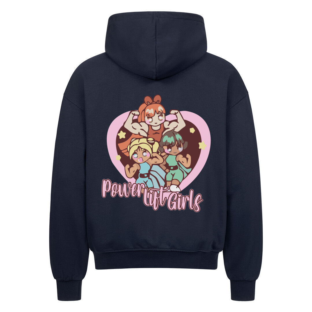 Power Lift Girls Oversize Pump Cover Zip-Hoodie-Hoodie-Swolemates