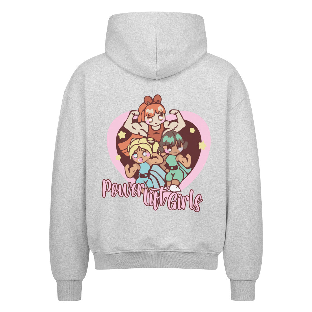 Power Lift Girls Oversize Pump Cover Zip-Hoodie-Hoodie-Swolemates