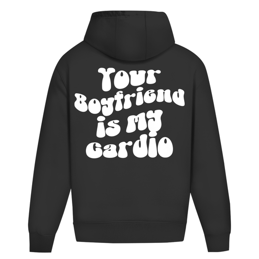 Oversize Hoodie Ohne Kordel Your Boyfriend ist my Cardio-Swolemates