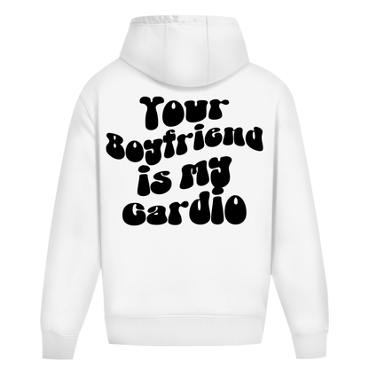 Oversize Hoodie Ohne Kordel Your Boyfriend ist my Cardio-Swolemates