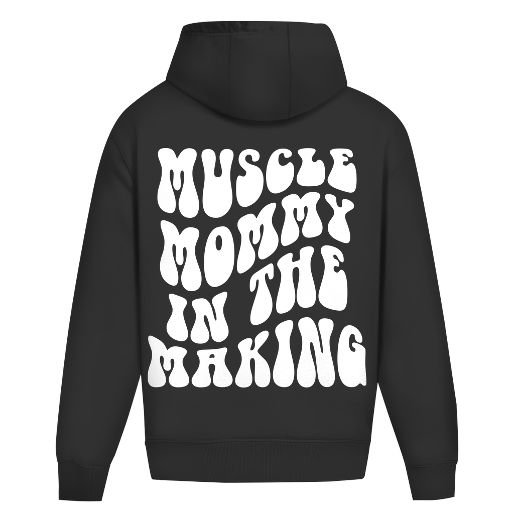 Oversize Hoodie Ohne Kordel Muscle Mommy in the Making-Swolemates