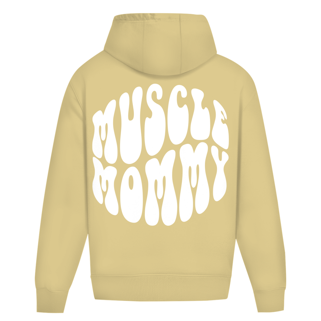 Oversize Hoodie Ohne Kordel muscle mommy white-Swolemates