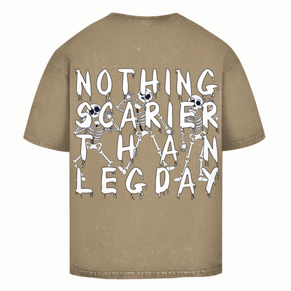 Oversize Washed T-Shirt Scary Legday Skeletons