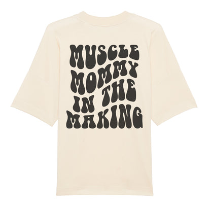 Muscle Mommy In The Making Oversize Shirt Gym Fitness - Swolemates