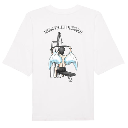 Latzug Verleiht Flügel Oversize Pump Cover Shirt-T-Shirt-Swolemates